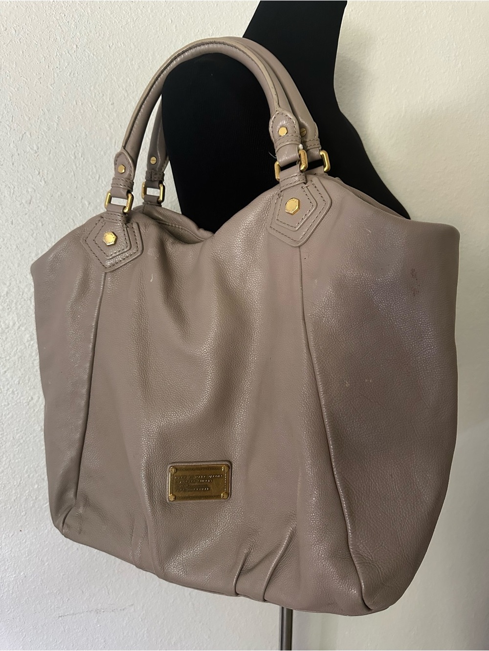 Marc by Marc Jacobs Gray Leather Tote Bag